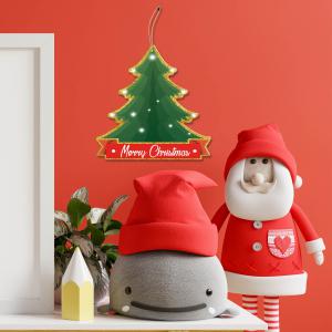 Decorazione natalizia ALBERO DI NATALE Gold da parete o albero, ghirlanda di natale in legno con stampa - 31x31 cm del brand Lupia, categoria: Idee regalo e bomboniere > Oggettistica > Natale.