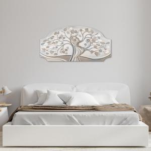 Quadro moderno camera da letto Capezzale Famiglia e Amore FASHION TABLE 50x100 cm ALBERO ABBRACCIO su tavola lavorata del brand Lupia, categoria: Arredo e decorazioni > Quadri e Tele > Quadri su Legno.