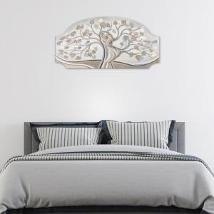 Quadro moderno camera da letto Capezzale Famiglia e Amore FASHION TABLE 50x100 cm ALBERO ABBRACCIO su tavola lavorata del brand Lupia, categoria: Arredo e decorazioni > Quadri e Tele > Quadri su Legno.