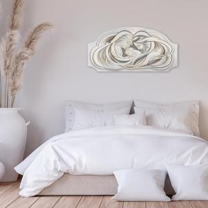 Quadro moderno camera da letto Capezzale Sacra Famiglia 1 FASHION TABLE 50x100 cm su tavola lavorata del brand Lupia, categoria: Arredo e decorazioni > Quadri e Tele > Quadri su Legno.