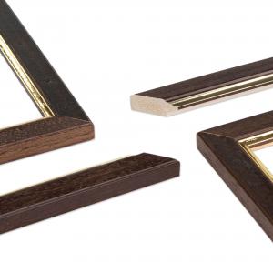 Cornice portafoto da parete Arte Povera NOCE FILO ORO per foto, stampe artistiche, poster, quadri - 13x18 cm del brand Lupia, categoria: Arredo e decorazioni > Cornici e Portafoto > Cornici portafoto da parete.