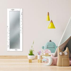Specchio da parete lungo moderno Mirror Fantasy STELI GREY 44x127 cm con cornice stampata del brand Lupia, categoria: Complementi d'arredo > Specchi e specchiere > Specchi da parete, disponibile su Vorreishop.