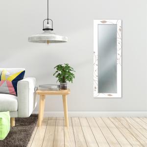 Specchio da parete lungo moderno Mirror Fantasy STELI BROWN 44x127 cm con cornice stampata del brand Lupia, categoria: Complementi d'arredo > Specchi e specchiere > Specchi da parete.