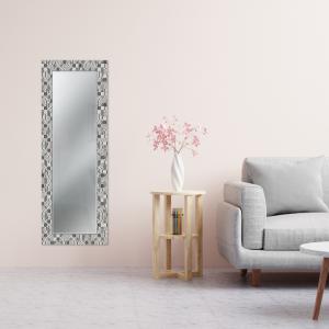 Specchio da parete lungo moderno Mirror Fantasy LEAVES TILES MIX 44x127 cm con cornice stampata del brand Lupia, categoria: Complementi d'arredo > Specchi e specchiere > Specchi da parete.