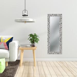 Specchio da parete lungo moderno Mirror Fantasy LEAVES TILES MIX 44x127 cm con cornice stampata del brand Lupia, categoria: Complementi d'arredo > Specchi e specchiere > Specchi da parete.