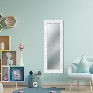 Specchio da parete lungo moderno Mirror Fantasy KLIMT GREY 44x127 cm con cornice stampata del brand Lupia, categoria: Complementi d'arredo > Specchi e specchiere > Specchi da parete.