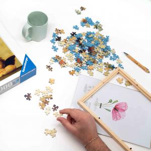 Cornice per PUZZLE Bianca da parete in legno Optical White con diverse dimensioni - 27x19 cm del brand Lupia, categoria: Arredo e decorazioni > Cornici e Portafoto > Cornici per Puzzle.