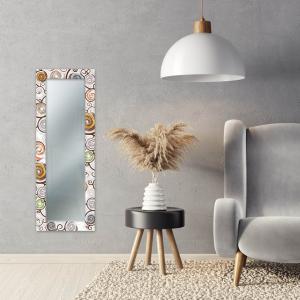 Specchio da parete lungo moderno Mirror Fantasy TREE WHITE 44x127 cm con cornice stampata albero della vita, per camera da letto, soggiorno, ingresso del brand Lupia, categoria: Complementi d'arredo > Specchi e specchiere > Specchi da parete.