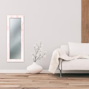 Specchio da parete lungo moderno Mirror Fantasy MARMO ROSA 44x127 cm con cornice stampata, specchiera per camera da letto, soggiorno, ingresso del brand Lupia, categoria: Complementi d'arredo > Specchi e specchiere > Specchi da parete.