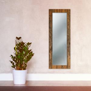 Specchio da parete lungo moderno Mirror Fantasy OLD WOOD 44x127 cm con cornice stampata, specchiera per camera da letto, soggiorno, ingresso del brand Lupia, categoria: Complementi d'arredo > Specchi e specchiere > Specchi da parete.