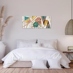 Quadro moderno Stampa su Tela CANVAS WORLD 52x122 cm GEOMETRIES 1, geometrie astratte, per soggiorno, capezzale camera da letto, ufficio del brand Lupia, categoria: Arredo e decorazioni > Quadri e Tele > Quadri su tela.