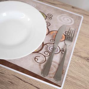 Tovagliette americane lavabili, set da 4 pezzi in PVC rettangolari 31x45 cm, decorate con tema Albero della vita TREE del brand Lupia, categoria: Tavola e cucina > Accessori per la Tavola > Tovagliette americane.