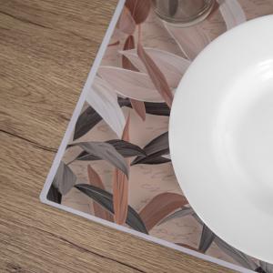 Tovagliette americane lavabili, set da 4 pezzi in PVC rettangolari 31x45 cm, decorate con tema LEAVES MIX del brand Lupia, categoria: Tavola e cucina > Accessori per la Tavola > Tovagliette americane.