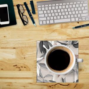 Sottotutto decorato con stampa a colori in Legno QUADRATO Sotto bicchiere, piatto, pentola con varie dimensioni - 32x32 cm LEAVES MIX del brand Lupia, categoria: Tavola e cucina > Accessori per la Tavola > Sottopentole, Sottopiatti e Sottobicchieri.