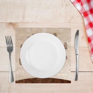 Sottotutto decorato con stampa a colori in Legno QUADRATO Sotto bicchiere, piatto, pentola con varie dimensioni - 32x32 cm LEAVES MIX del brand Lupia, categoria: Tavola e cucina > Accessori per la Tavola > Sottopentole, Sottopiatti e Sottobicchieri.