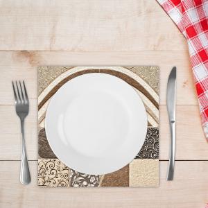 Sottotutto decorato con stampa a colori in Legno QUADRATO Sotto bicchiere, piatto, pentola con varie dimensioni - 32x32 cm LEAVES MIX del brand Lupia, categoria: Tavola e cucina > Accessori per la Tavola > Sottopentole, Sottopiatti e Sottobicchieri.