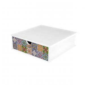 Contenitore Porta Capsule e Cialde caffÃ¨ Cassetto ORGANIZER White TILES 33x33 cm in legno del brand Lupia, categoria: Tavola e cucina > Portapane, Contenitori e Organizer > Organizer.