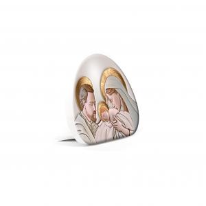 Bomboniera con Scatola bianca Quadretto in legno MEMORY Sacra Famiglia THE KISS CERAMIC 15x21 cm, idea regalo per Matrimonio Cresima Comunione Battesimo Anniversario Compleanno del brand Lupia, categoria: Idee regalo e bomboniere > Bomboniere > Bomboniere Quadretti.