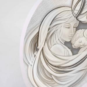 Bomboniera con Scatola bianca Quadro in legno MEMORY SACRA FAMIGLIA 1 29x42 cm, idea regalo per Matrimonio Cresima Comunione Battesimo Anniversario Compleanno del brand Lupia, categoria: Idee regalo e bomboniere > Bomboniere > Bomboniere Quadretti.