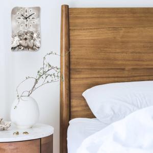 Bomboniera con Scatola bianca OROLOGIO GEA da parete o tavolo in legno stampato ANGELS IN FLOWERS 15x21 cm idea regalo per Matrimonio Cresima Comunione Battesimo Anniversario Compleanno del brand Lupia, categoria: Idee regalo e bomboniere > Bomboniere > Bomboniere Orologi.