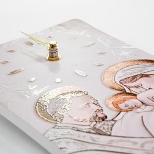 Bomboniera con Scatola bianca OROLOGIO GEA da parete o tavolo in legno stampato THE KISS SHABBY 15x21 cm idea regalo per Matrimonio Cresima Comunione Battesimo Anniversario Compleanno del brand Lupia, categoria: Idee regalo e bomboniere > Bomboniere > Bomboniere Orologi.