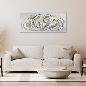 Lupia - Stampa su Tela Canvas World Sacra FAMIGLIA | Quadro Moderno 65x149 cm | Arte Digitale Alta Risoluzione, Tema sacro con testo decorativo| da Parete per Casa, capezzale del brand Lupia, categoria: Arredo e decorazioni > Quadri e Tele > Quadri su tela.