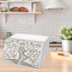 Lupia - Portapane White ALBERO ABBRACCIO amore e famiglia, Conserva Freschezza Pane, Versatile per Cibo Secco, Design Unico, Apertura frontale con Aerazione, 40x20x30cm, Chiaro, Legno del brand Lupia, categoria: Tavola e cucina > Portapane, Contenitori e Organizer > Portapane.