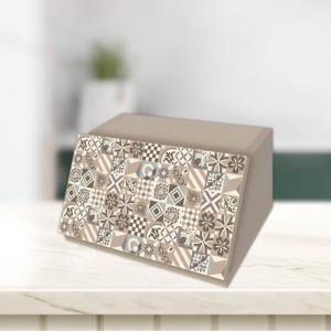 Portapane, Contenitore per Cibo Secco con decoro TILES VINTAGE in legno Vintage 30x40x20 cm del brand Lupia, categoria: Tavola e cucina > Portapane, Contenitori e Organizer > Portapane.