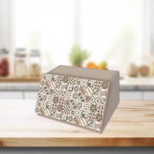 Portapane, Contenitore per Cibo Secco con decoro TILES VINTAGE in legno Vintage 30x40x20 cm del brand Lupia, categoria: Tavola e cucina > Portapane, Contenitori e Organizer > Portapane.