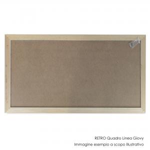 Quadro Moderno Camera da letto soggiorno con cornice GIOVY Bianca Oro TREE MIX 60x110 cm con Glitter tema Albero della Vita del brand Lupia, categoria: Arredo e decorazioni > Quadri e Tele > Quadri con Glitter.