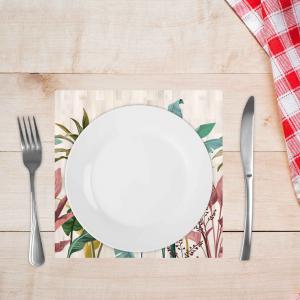 Sottotutto decorato con stampa a colori in Legno QUADRATO Sotto bicchiere, piatto, pentola con varie dimensioni - 32x32 cm LEAVES MIX del brand Lupia, categoria: Tavola e cucina > Accessori per la Tavola > Sottopentole, Sottopiatti e Sottobicchieri.