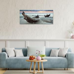 Quadro su tela con glitter BRILLANT CANOE - 52X122 cm del brand Lupia, categoria: Arredo e decorazioni > Quadri e Tele > Quadri su tela.