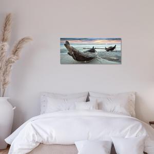 Quadro su tela con glitter BRILLANT CANOE - 52X122 cm del brand Lupia, categoria: Arredo e decorazioni > Quadri e Tele > Quadri su tela.