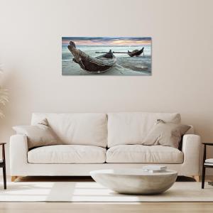 Quadro su tela con glitter BRILLANT CANOE - 52X122 cm del brand Lupia, categoria: Arredo e decorazioni > Quadri e Tele > Quadri su tela.