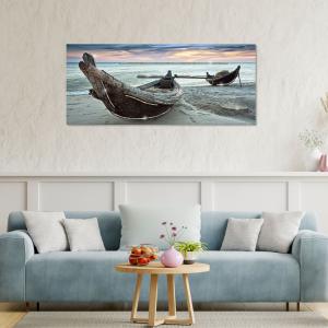 Quadro su tela con glitter BRILLANT CANOE - 52X122 cm del brand Lupia, categoria: Arredo e decorazioni > Quadri e Tele > Quadri su tela.