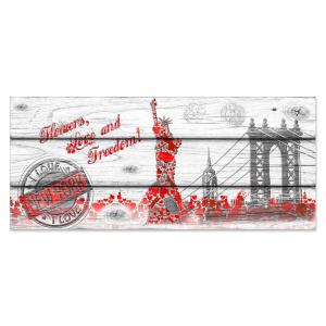 Lupia - Quadro moderno Stampa su Legno MDF BOARD 40x90 cm, stile stampa su assi legno, Per Soggiorno, bar, cucina, caffetteria, pub - VESPA ITALIAN STYLE BROWN del brand Lupia, categoria: Arredo e decorazioni > Quadri e Tele > Quadri su Legno.