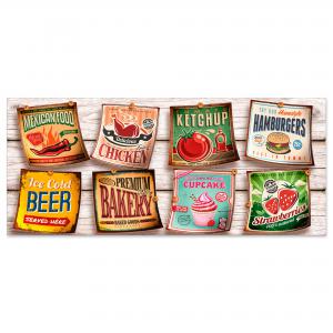 Lupia - Quadro moderno Stampa su Legno MDF BOARD 40x90 cm, stile stampa su assi legno, Per Soggiorno, bar, cucina, caffetteria, pub - VESPA ITALIAN STYLE BROWN del brand Lupia, categoria: Arredo e decorazioni > Quadri e Tele > Quadri su Legno.