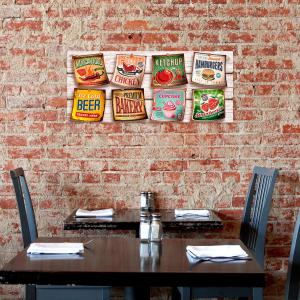 Lupia - Quadro moderno Stampa su Legno MDF BOARD 40x90 cm, stile stampa su assi legno, Per Soggiorno, bar, cucina, caffetteria, pub - VESPA ITALIAN STYLE BROWN del brand Lupia, categoria: Arredo e decorazioni > Quadri e Tele > Quadri su Legno.