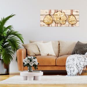 Lupia - Quadro moderno Stampa su Legno MDF BOARD 40x90 cm, stile stampa su assi legno, Per Soggiorno, bar, cucina, caffetteria, pub - VESPA ITALIAN STYLE BROWN del brand Lupia, categoria: Arredo e decorazioni > Quadri e Tele > Quadri su Legno.