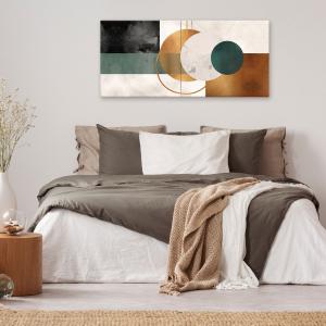 Lupia - Quadro moderno su Tela Canvas DEEP 65x143 cm MINIMALISM, Tela Cotone, Stampa, Made in Italy, Telaio in Legno, casa, soggiorno, capezzale camera da letto, hotel, ufficio del brand Lupia, categoria: Arredo e decorazioni > Quadri e Tele > Quadri su tela.