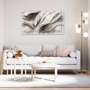 Lupia - Quadro moderno su Tela con Cornice stampata, NEWEXT 75x135 cm FLUID MIX, stampa tela in cotone e cornice legno mdf, soggiorno, camera da letto, cucina, ufficio del brand Lupia, categoria: Arredo e decorazioni > Quadri e Tele > Quadri con cornice.