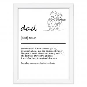 Quadro Moderno con Cornice OPTICAL in Legno Sottile Nera o Bianca 15x20 cm, Poster con disegno in Stile Lineare e descrizione della Parola con testo in lingua inglese - Nero Home del brand Lupia, categoria: Arredo e decorazioni > Quadri e Tele > Quadri con cornice.