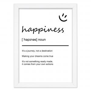 Quadro Moderno con Cornice OPTICAL in Legno Sottile Nera o Bianca 15x20 cm, Poster con disegno in Stile Lineare e descrizione della Parola con testo in lingua inglese - Nero Home del brand Lupia, categoria: Arredo e decorazioni > Quadri e Tele > Quadri con cornice.