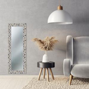 Specchio da parete lungo moderno Mirror Fantasy LEAVES TILES MIX 52x152 cm con cornice stampata, specchiera per camera da letto, soggiorno, ingresso del brand Lupia, categoria: Complementi d'arredo > Specchi e specchiere > Specchi da parete.