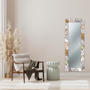 Specchio da parete lungo moderno Mirror Fantasy TREE WHITE 52x152 cm con cornice stampata albero della vita, specchiera per camera da letto, soggiorno, ingresso del brand Lupia, categoria: Complementi d'arredo > Specchi e specchiere > Specchi da parete.