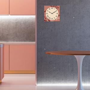 Lupia - Orologio da Parete in Legno ecologico, con stampa JAPANESE STYLE RED, 30x30 cm, Made in Italy, Movimento a Quarzo, Alimentato a Batteria non inclusa, Adatto a Tutti gli Stili di Casa del brand Lupia, categoria: Complementi d'arredo > Orologi > Orologi da parete.