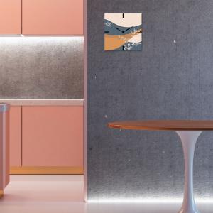 Lupia - Orologio da Parete in Legno ecologico, con stampa ORIENTAL STYLE BEIGE, 30x30 cm, Made in Italy, Movimento a Quarzo, Alimentato a Batteria non inclusa, Adatto a Tutti gli Stili di Casa del brand Lupia, categoria: Complementi d'arredo > Orologi > Orologi da parete.