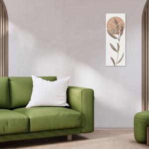 Lupia - Orologio da Parete in Legno ecologico, con stampa ZEN LEAVES BROWN, 30x80 cm, Made in Italy, Movimento a Quarzo, Alimentato a Batteria non inclusa, Adatto a Tutti gli Stili di Casa del brand Lupia, categoria: Complementi d'arredo > Orologi > Orologi da parete.