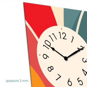 Lupia - Orologio da Parete in Legno ecologico, con stampa PAIN SPOTS, 30x80 cm, Made in Italy, Movimento a Quarzo, Alimentato a Batteria non inclusa, Adatto a Tutti gli Stili di Casa del brand Lupia, categoria: Complementi d'arredo > Orologi > Orologi da parete.