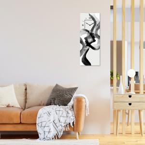 Lupia - Orologio da Parete in Legno ecologico, con stampa LINKED SOULS, 30x80 cm, Made in Italy, Movimento a Quarzo, Alimentato a Batteria non inclusa, Adatto a Tutti gli Stili di Casa del brand Lupia, categoria: Complementi d'arredo > Orologi > Orologi da parete.